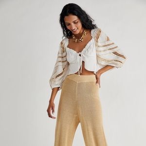 NWT Free People Sunrise Sunset blouse